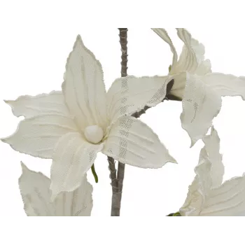 EUROPALMS Clematis-gren (EVA), kunstig, hvid (82531065)