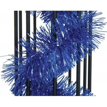 EUROPALMS metallic-guirlande, blå, 12,5 x 270 cm 8350054D