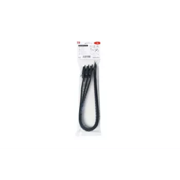 HellermannTyton SOFTFIX-XL genanvendelig kabelbinder 580 mm x 28 mm sort 3-pak 115-28590