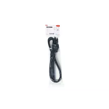 HellermannTyton SOFTFIX XXL genanvendelig kabelbinder, TPU, sort, 300 mm x 12 mm, 3-pak 115-28898