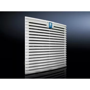 Rittal udblæsningsfilter til SK 3237.1xx filterventilatorer, G3, IP54, 204 x 204 mm, lysegrå 3237208