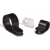 HellermannTyton H9P PA66HS BK 100 kabelbinderholder, sort, 4,2 mm hul, M4 skrue, varmestabiliseret PA66, 100 stk.