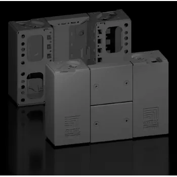 Rittal VX 8660020 sokkelhjørnestykke med front-/bagblænde, 200 mm højde