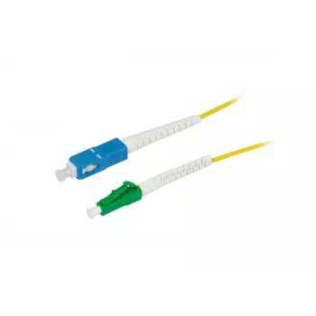 SYNERGY21 S215627V2 1m LC/APC til SC single-mode OS2 fiber-patchkabel, 9/125µm, G.657.A2, 2mm, fleksibel bøjningsbeskyttelse