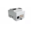 ALLNET DIN-skinne-monteringskabinet til Raspberry Pi 4 Model B med gennemsigtigt vindue, grå 25.0410000.RP4
