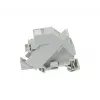 SYNERGY21 keystone-modulholder DIN-skinne slim ABS til 1xTP-modul Slim Line (S215416V2)