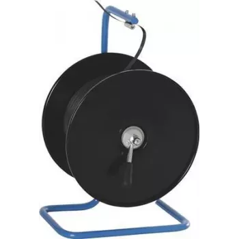 Banholzer & Wenz rød lakeret PP-bånddispenser til 200/280/406 mm kerner (17604)
