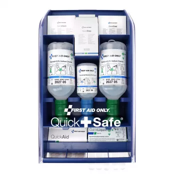First Aid Only Quick+ Safe DIN EN 15154-4 Blue First Aid Kit (P-44027 00)