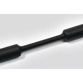 HellermannTyton HelaShrink 319 Heat Shrink Tubing 2:1, 1.2 mm Supplied Diameter, Black, 1 m Length, 10 Pieces (319-01200)