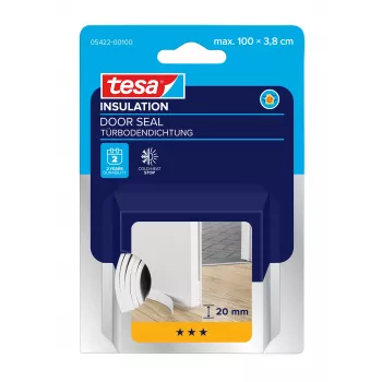 tesamoll UNIVERSAL dørforseglingstape hvid 38 mm x 1 m (05422-00100-01)