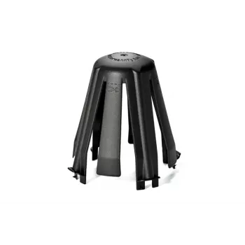 HellermannTyton Q-Mount selvklæbende kabelbåndsholder sort (148-00098)