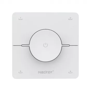 Miboxer K0 2,4GHz Dual White CCT LED-fjernbetjening med drejehjul, 4 scener, hvid