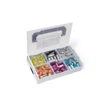 HellermannTyton HelaCon Plus Mini Push-in Wire Connector Assortment, 350 pcs, 0.5-2.5 mm², 450 V, 24 A 148-90046