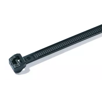 HellermannTyton T50MOS sort kabelbinder, 245 mm x 4,6 mm, PA66, 100-pak 118-00128
