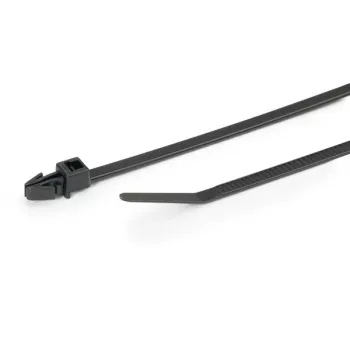 HellermannTyton T30RSF-PA66HS-BK (500) kabelbinder 158 mm x 3,6 mm sort 500-pak 126-00329