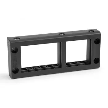 HellermannTyton VarioPlate-24 Frame PL-BK Cable Entry Frame, Halogen-Free, Black 440-00003