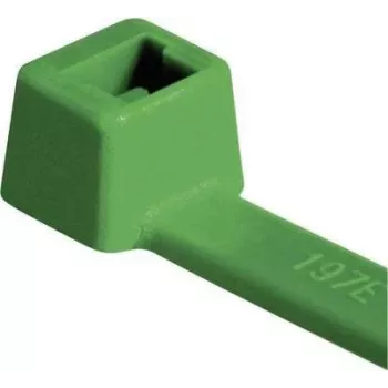 HellermannTyton T18R grønne kabelbindere, 100 x 2,5 mm, PA66, 80 N, 100 stk. (116-01815)