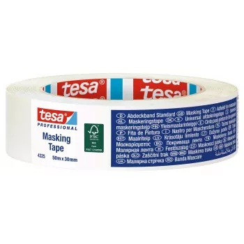 tesa STANDARD 04325-00002-01 afdækningstape Professional beige 50 m x 30 mm