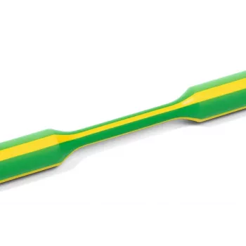 HellermannTyton HIS-3 Heat Shrink Tubing 3:1, Green-Yellow, 3 mm, 1 m 319-00307