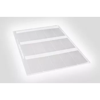 HellermannTyton 594-81104 termotransfer-etiket transparent hvid 100mm x 100mm 1000 etiketter