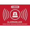 ABUS alarm-advarselssticker med logo 148 x 105 mm (1 stk.) AU1422