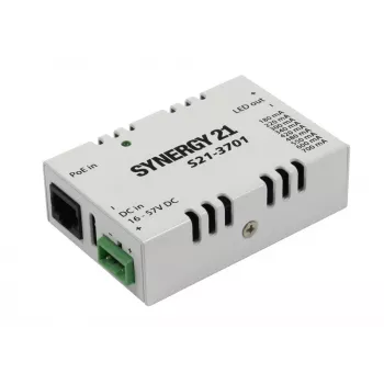 SYNERGY21 PoE+ konstantstrømsdriver 350mA 12-24V DC 8,4W (S21-3701)