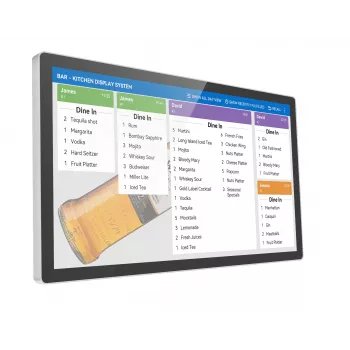 ALLNET Kitchen210 industri 21 inch køkkendisplay, Rockchip RK3576, Android 15, IP65 frontpanel, Full HD touchskærm