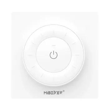 MiBoxer K3-W 2,4GHz dual white LED-fjernbetjening med roterende touch-hjul
