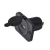 IWH USB Flush-Mount Charging Socket 12/24V, 2.1A, 1x USB-A, Panel Mount 019004