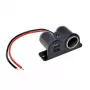 IWH 12/24V bilstikdåse med 2 USB-porte, 4,2A samlet udgang (019010)