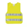 IWH 453502 Børne-refleksvest EN 1150, fluorescerende gul, velcrolukning, Unisex