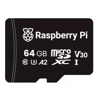 ALLNET Raspberry Pi 64GB Class 10 MicroSDXC-hukommelseskort med Raspberry Pi OS RPI-MSD-64-OS