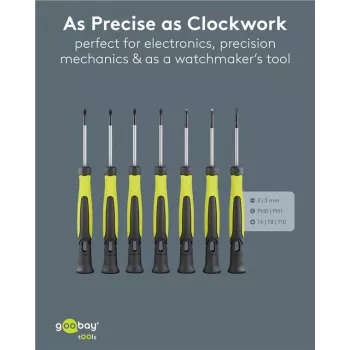 Goobay Precision Screwdriver Set 7-Piece 77837