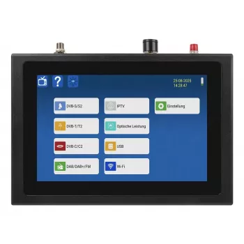 Megasat HD 7 Combo V2 satellitmåler DVB-S/S2/T/T2/C DAB/DAB+ USB DiSEqC 1 (2600024)