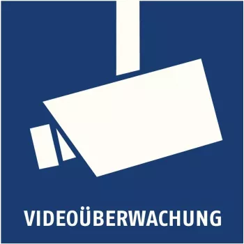 ABUS AU1500 Advarselssticker til videoovervågning 90 x 90 mm