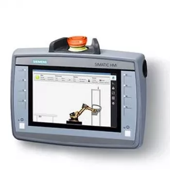 Siemens SIMATIC HMI KTP700F Mobile 7 inch TFT-touchpanel med PROFINET, IP65, nødstop og bekræftelsestaster 6AV21252GB230AX0