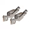 IWH 19032 ladeclips 25A batteripolklemmer, positiv & negativ, fjederbelastet, 1 par