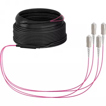 EFB Elektronik OM4 Multimode LWL-trunk-kabel, 4 fibre, SC til SC, 30 m, LSZH, Dca O8301S30OM4