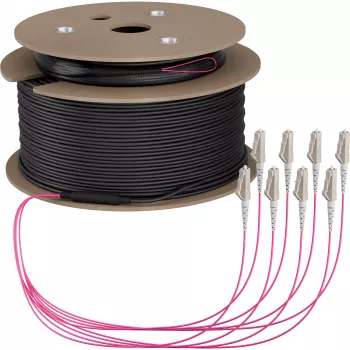 EFB Elektronik Trunk-kabel U-DQ ZN BH OM4 8G 1x8 LC-LC 70m Dca LSZH - 70 m (O8322S70OM4)