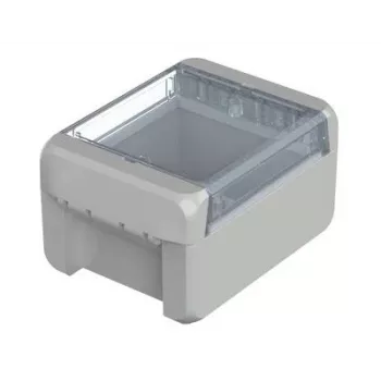 BOPLA EUROMAS II væghus, polycarbonat, lysegrå (RAL 7035), 113 x 80 x 60 mm, IP65, IK07, UL 94 V-0 96022125