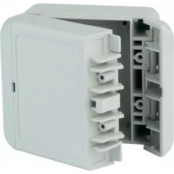 BOPLA EUROMAS II vægmonteret kabinet, polycarbonat, lysegrå (RAL 7035), 151 x 80 x 60 mm, IP65, IK07