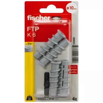 Fischer FTP K 6 K NV porebetonanchor 50 mm, nylon, 1 stk. 532660