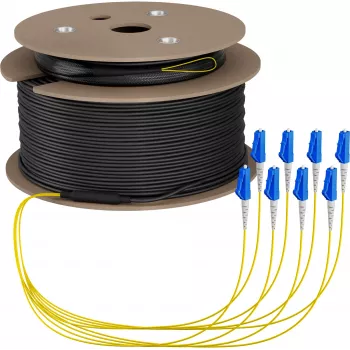 EFB Elektronik trunkkabel U-DQ ZN BH OS2 8E 1x8 LC-LC 80 m Dca LSZH - 80 m O8322S80OS2