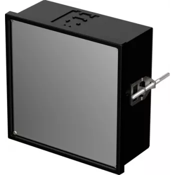 Bopla NGS 9806 UNINORM indbygningskabinet 144 x 144 x 64 mm sort RAL 9005 17980601.MT2