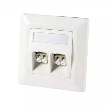 EFB ET-25085FO fiberrammesæt til 2x E2000, SC simplex, LC duplex, RAL 9010