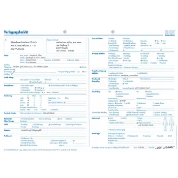 BOI overdragelsesrapport / overdragelsesskema, A4, 50 ark 9206-00215