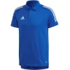 adidas Condivo 20 Men's Polo Shirt Team Royal Blue/White ED9237 Size S