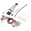 Reely LED-lysenhed hvid, orange, rød (RE-5631027) – 10-LED RC-modelbelysningssystem, 5mm LED'er, 4,8-6V