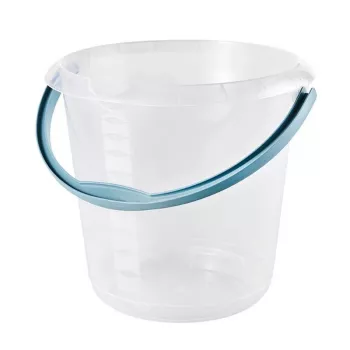 KEEEPER spand med hældetud 10L Mika Ø30x28cm Transparent