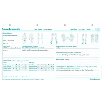 BOI Dokutech smertejournalformularer, A4, 50 ark, løsblad, hvid 9206-00239